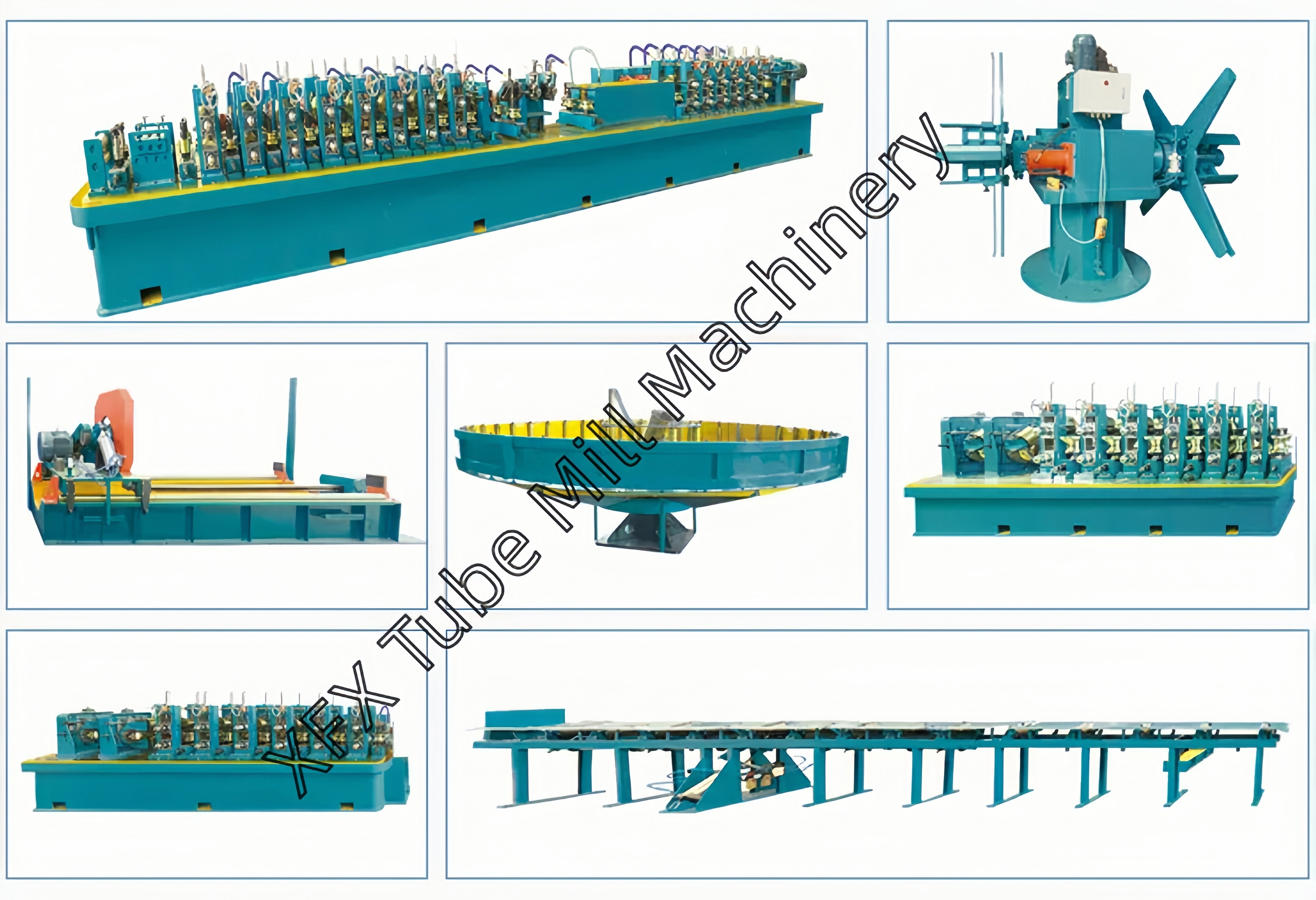 FX16 FX25 small ERW tube mill machine configuration