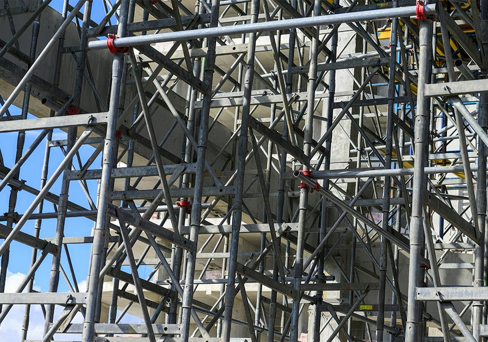 scaffolding steel pipe produced by ERW tube mill
