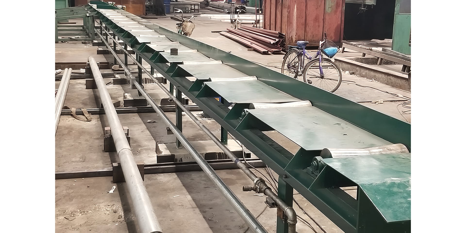 Pipe Run-Out Table (Impact-Free Fall / Pneumatic / Motorized Rotating)